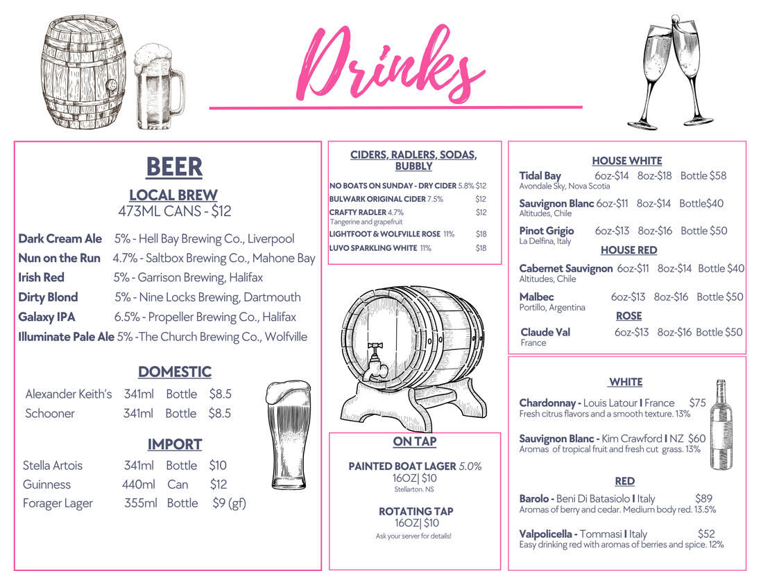 Drink Menu Drink Menu